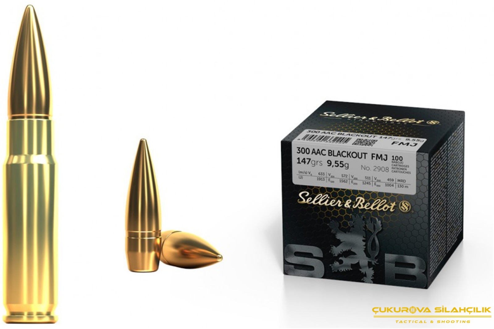 Sellier & Bellot 300 Aac Blackout Fmj. 147 Grn. 5266