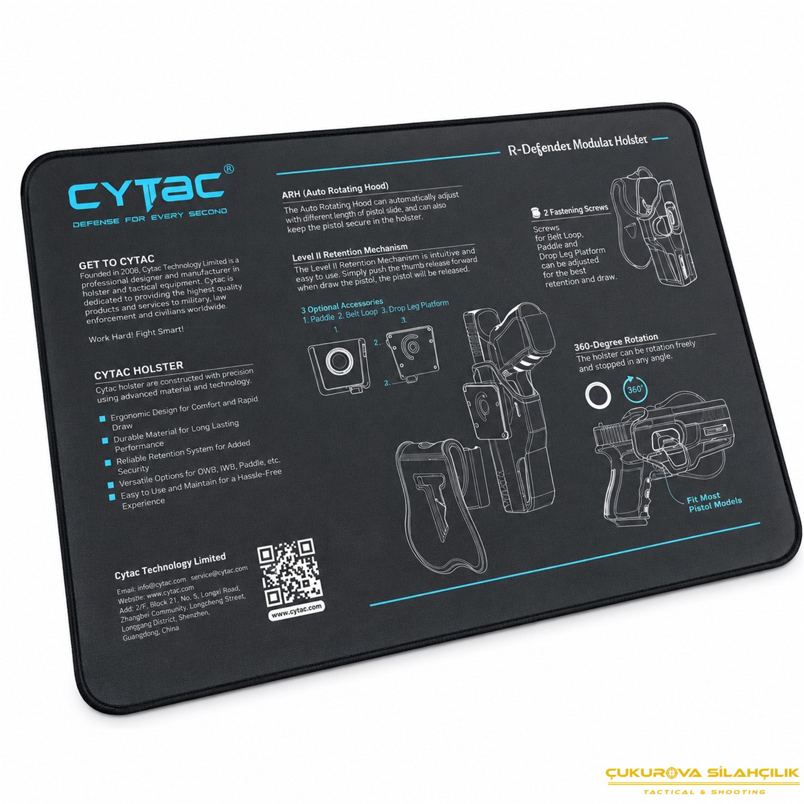 Cytac Silah Temizleme Matı 43 x 30 Cm