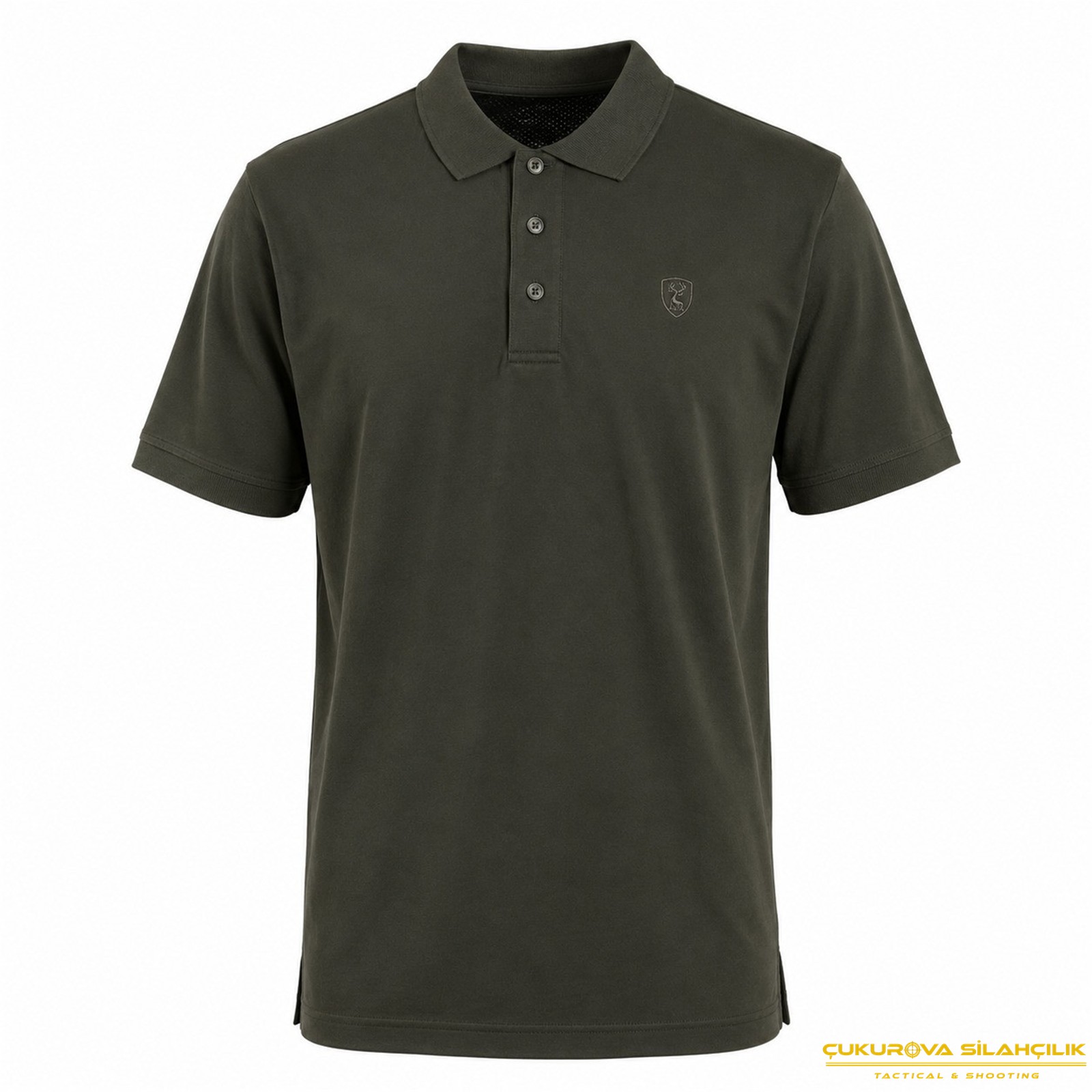 Deerhunter Berkeley 378 Polo Yaka Bark Yeşil T-Shirt