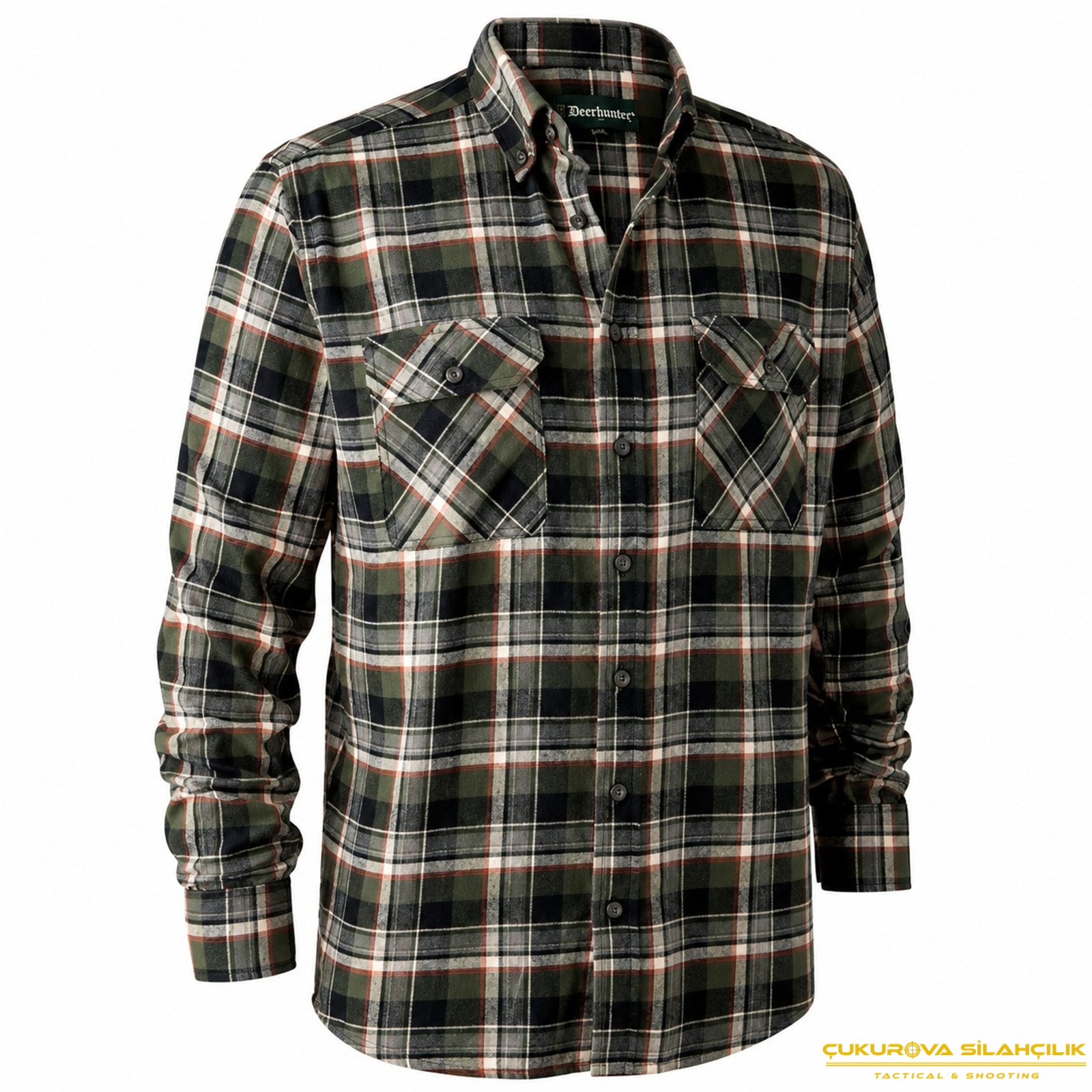 Deerhunter Marvin Yeşil Kareli Gömlek