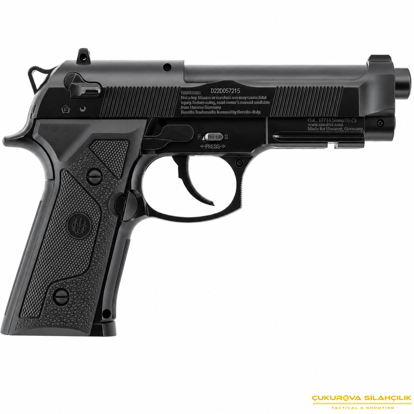 Umarex Beretta Elite II 4.5 Mm. Siyah Havalı Tabanca