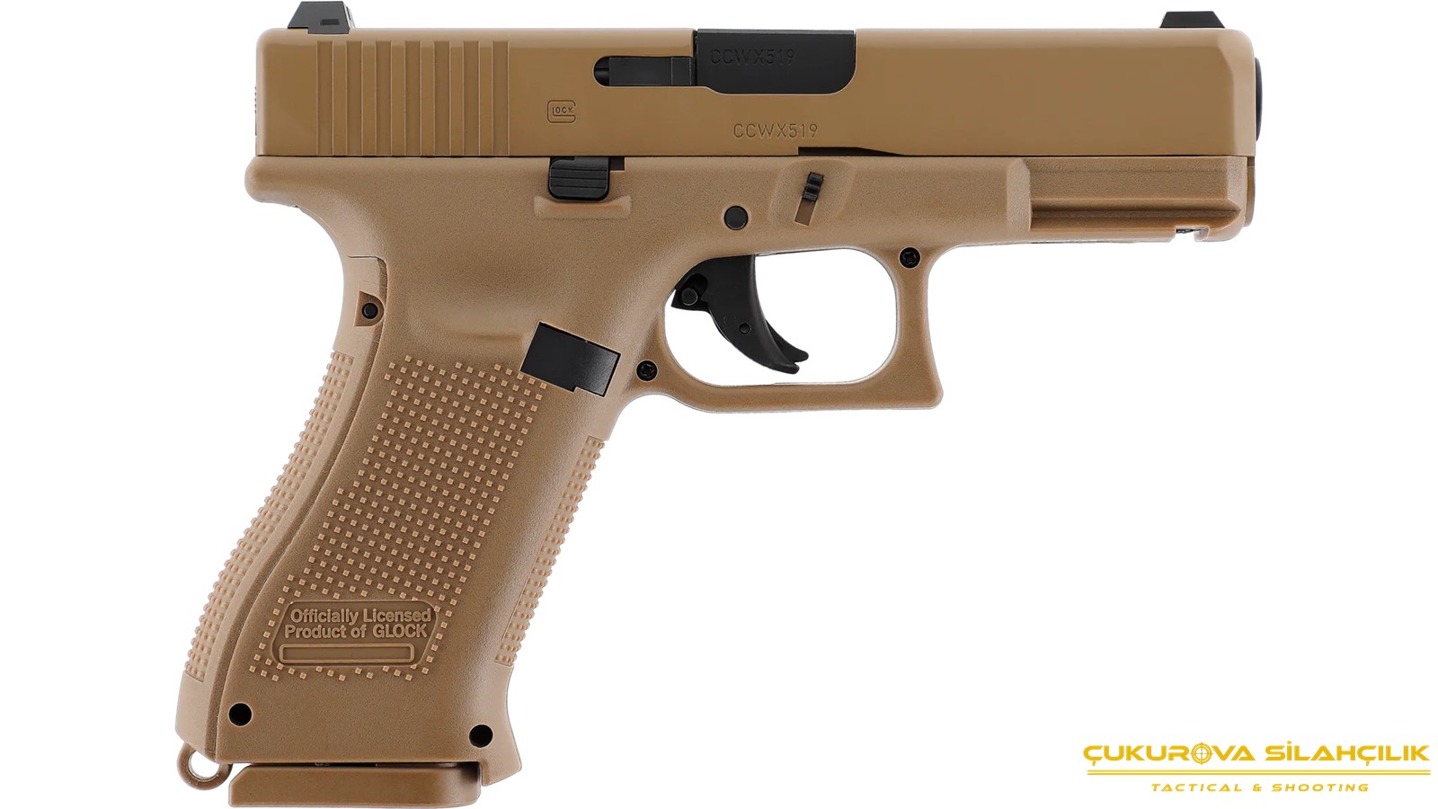 Umarex Glock 19X 4.5 Mm. Co2 Tan Havalı Tabanca