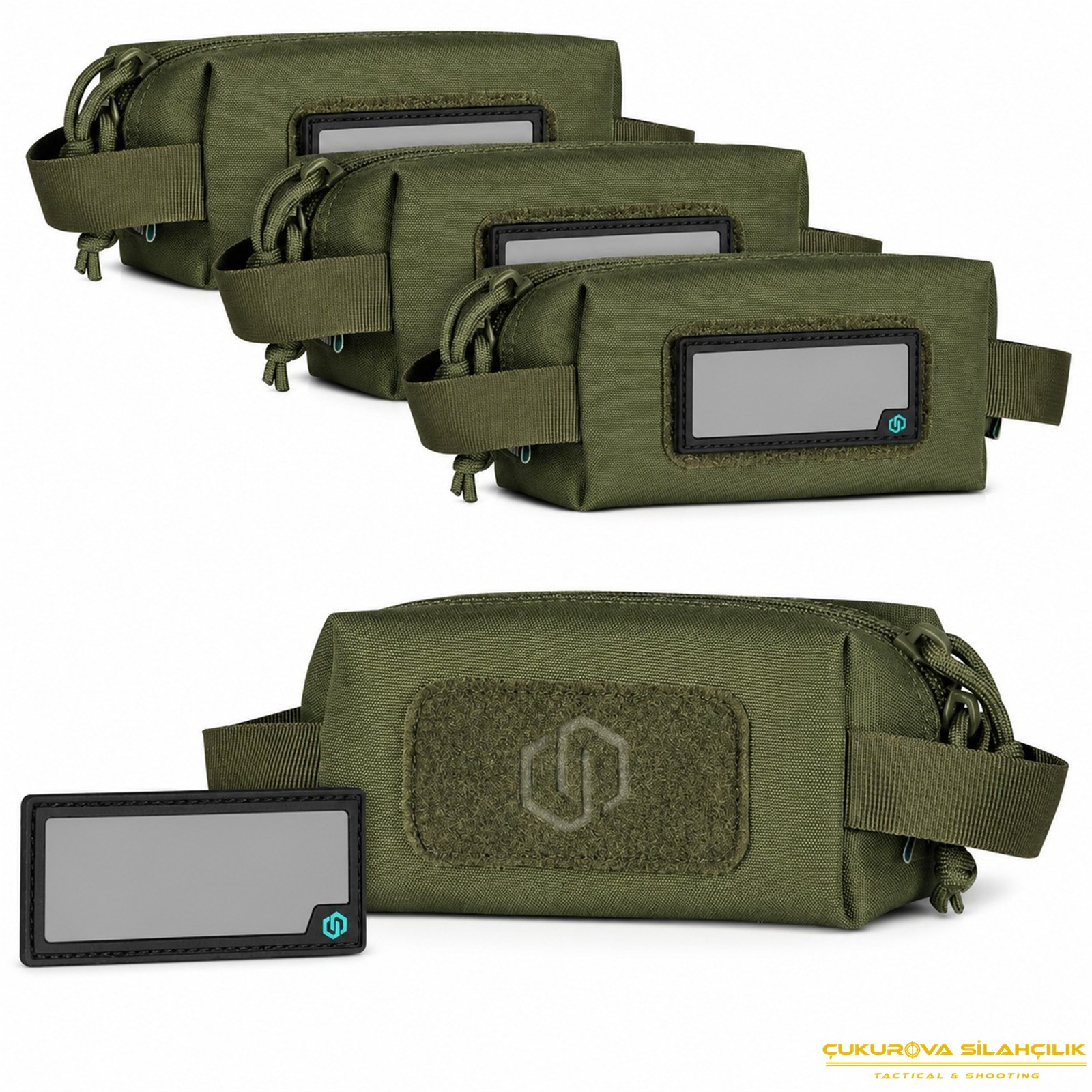 Savior Mini Loose Sac Mühimmat Çantası 4'lü Koyu Yeşil
