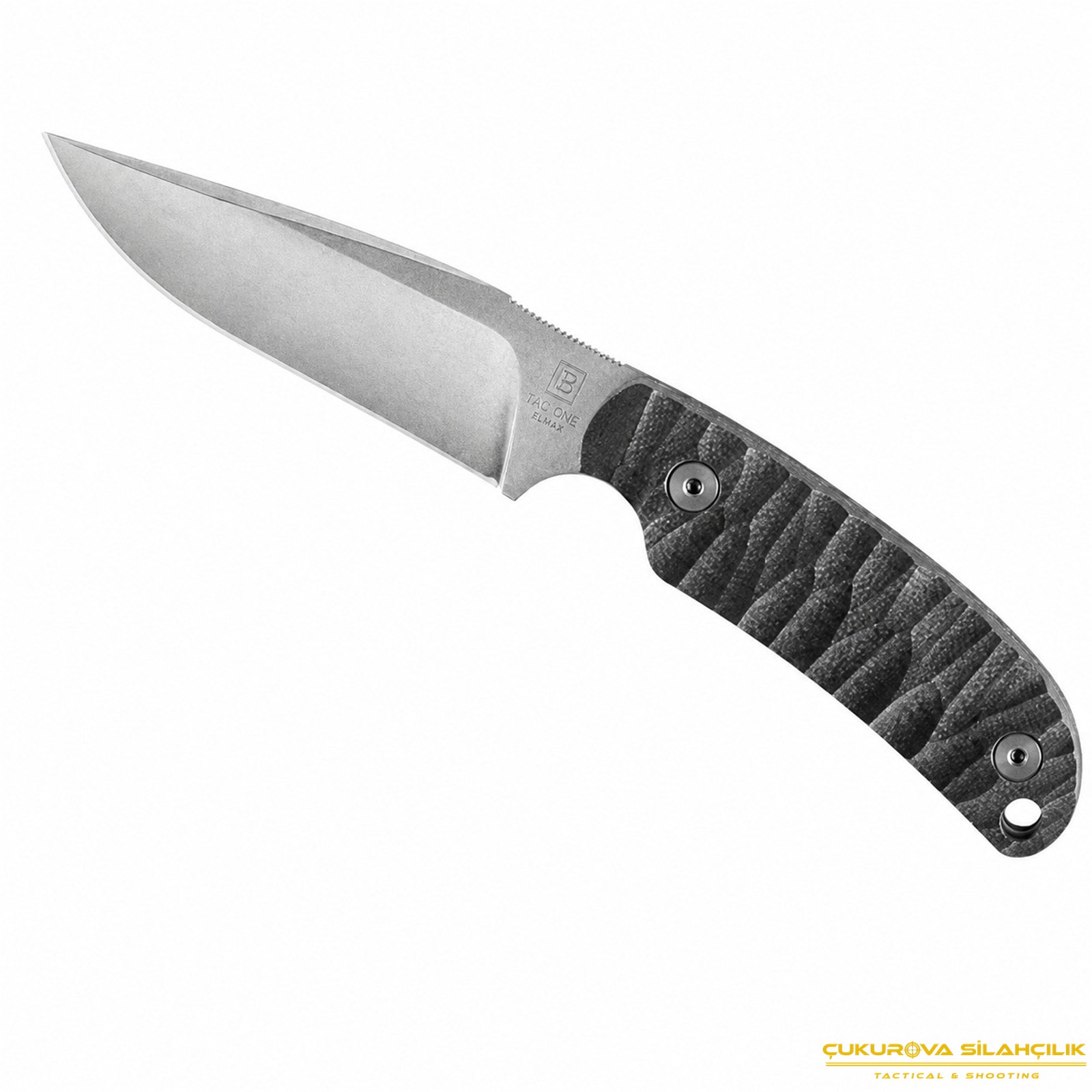 TB Outdoor Commandeur Oyuklu G10 Saplı Bıçak Siyah