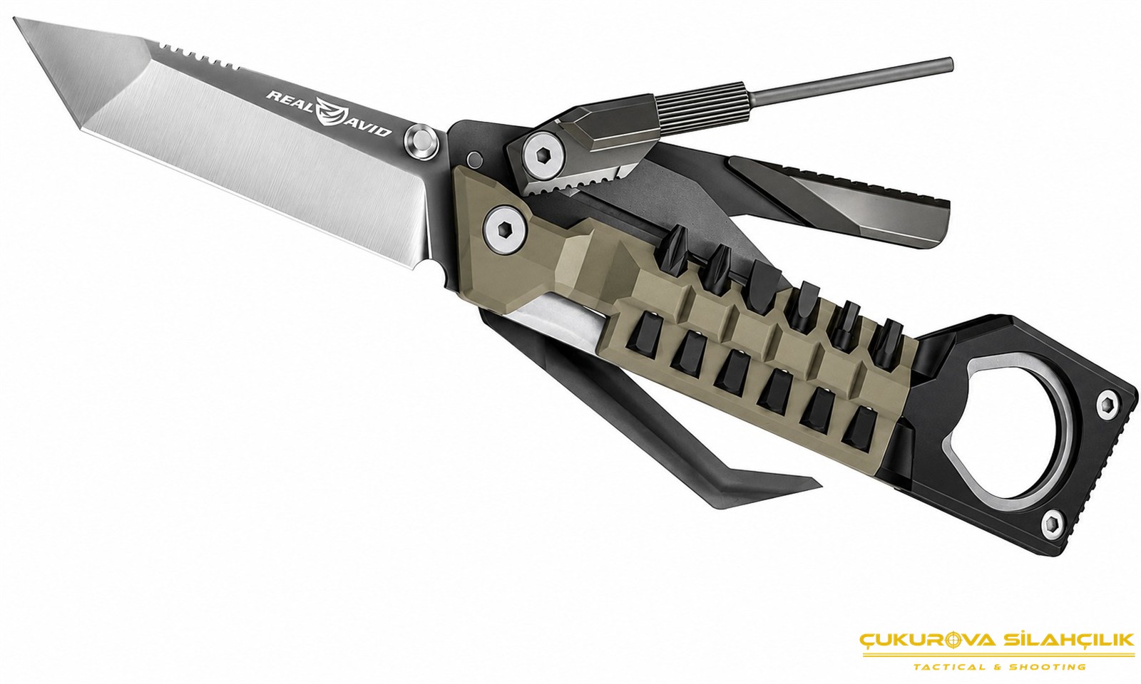 Real Avid The Pistol Tool Tactical Handgun Tabanca Çok Amaçlı Alet Seti