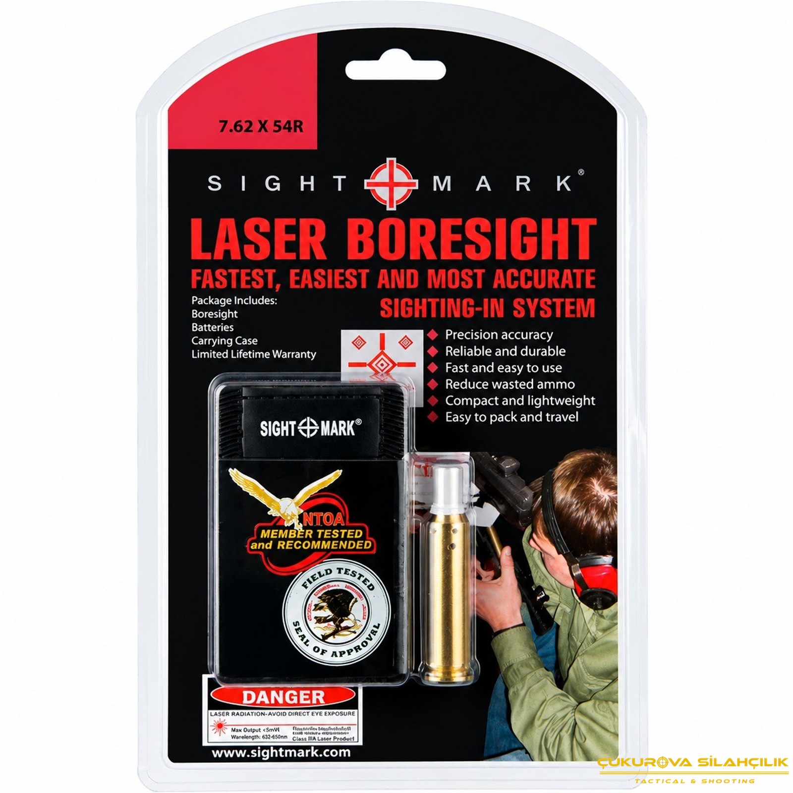 Sightmark 7.62 x 54 Mm. R Boresight Dürbün Sıfırlayıcı