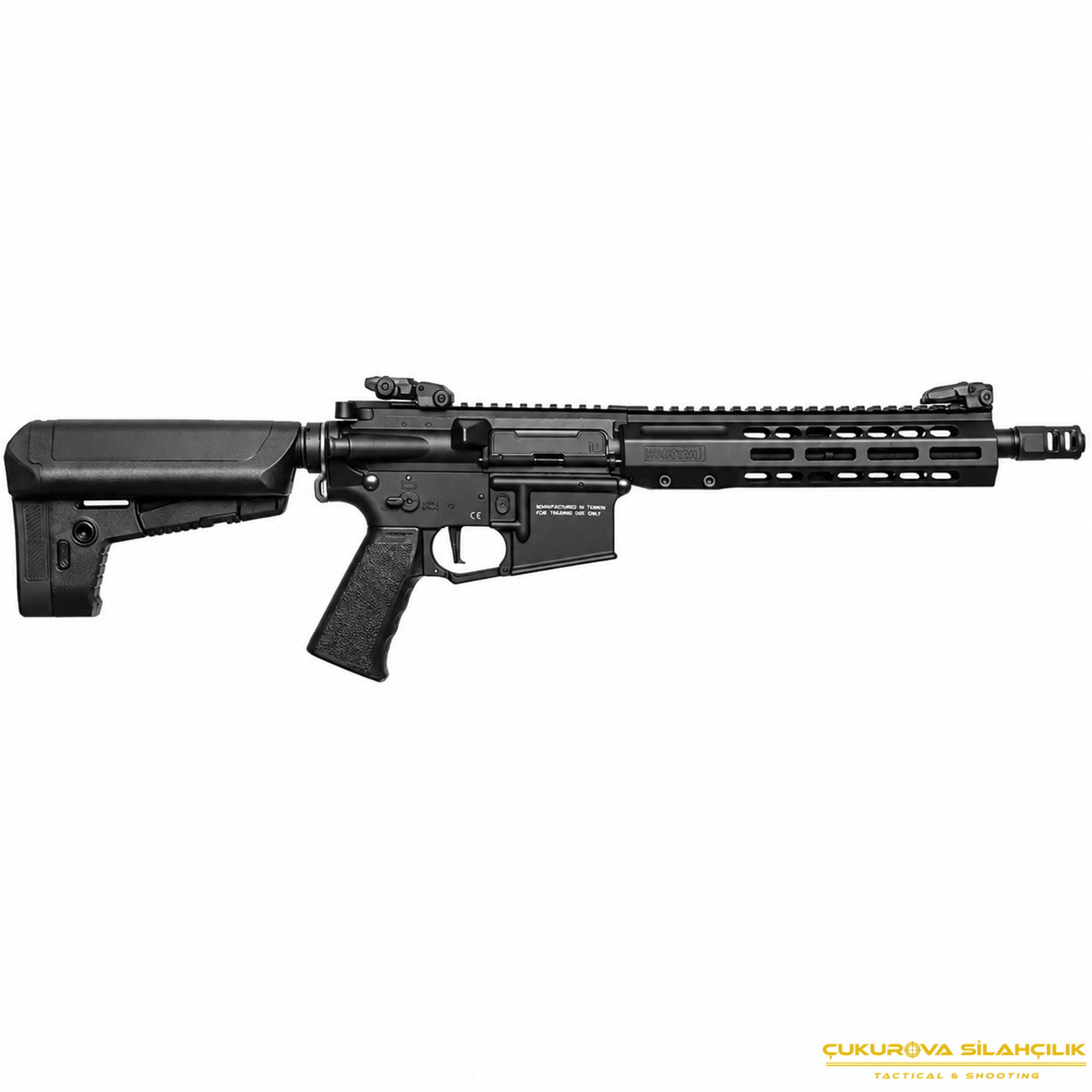 Krytac Barrett REC7 SBR MK3 Gate Siyah AEG Airsoft Tüfeği