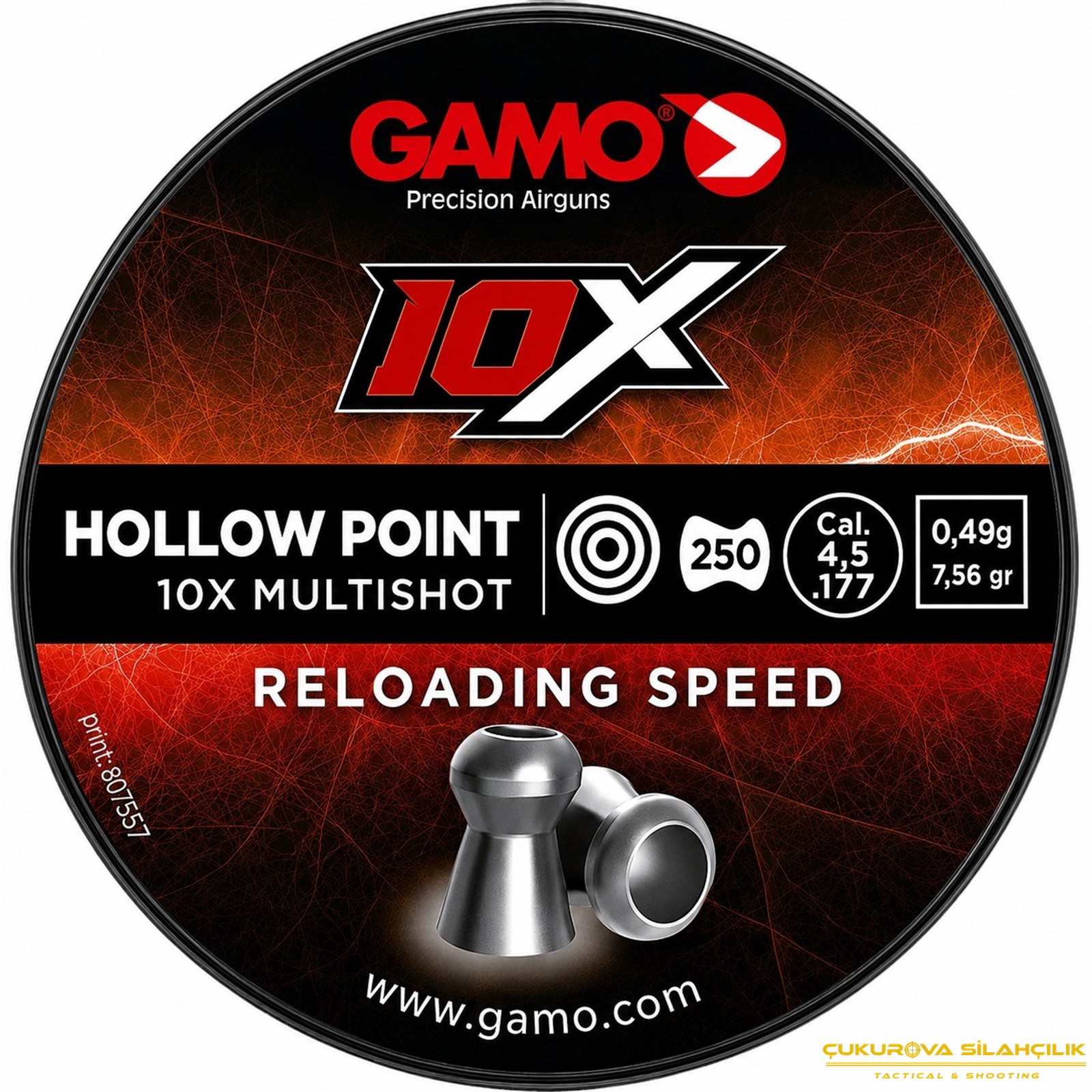 Gamo Hollow Point Havalı Saçma 5.5 Mm. 250 Adet