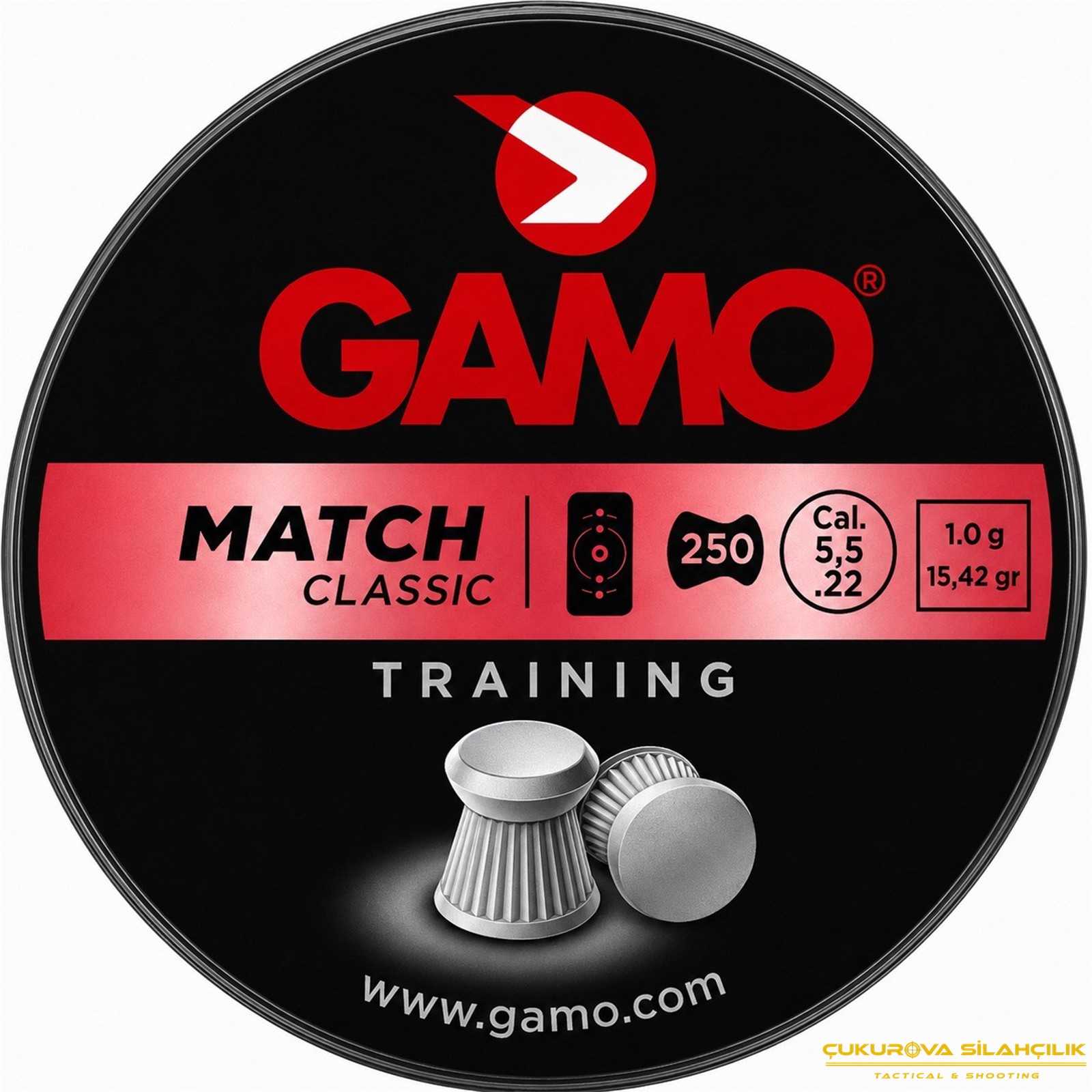 Gamo Match Havalı Saçma 5.5 Mm. 250 Adet