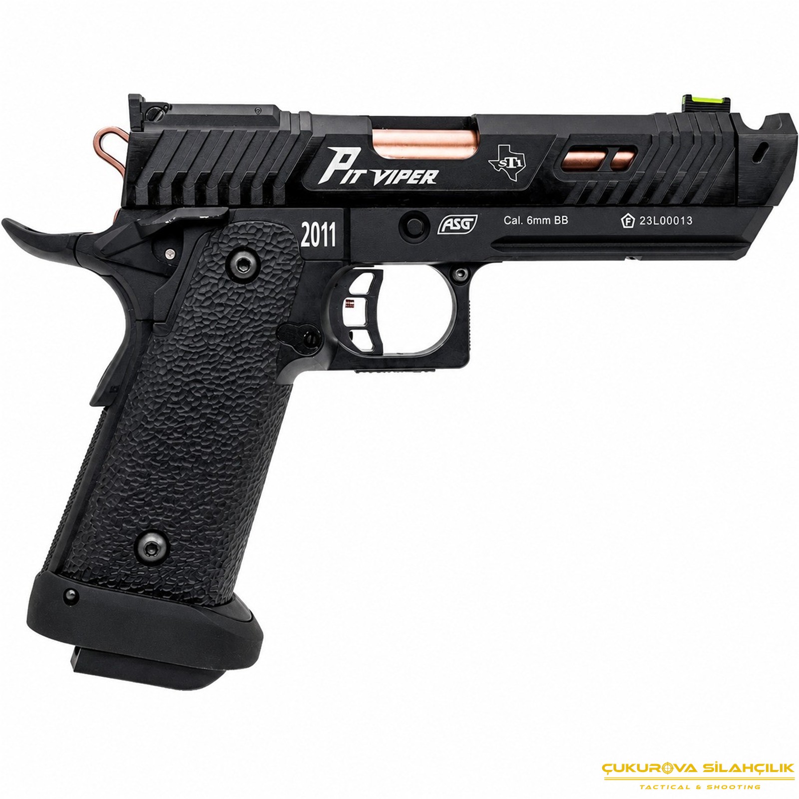 ASG STI PIT Viper Co2 Blowback Siyah Airsoft Tabanca