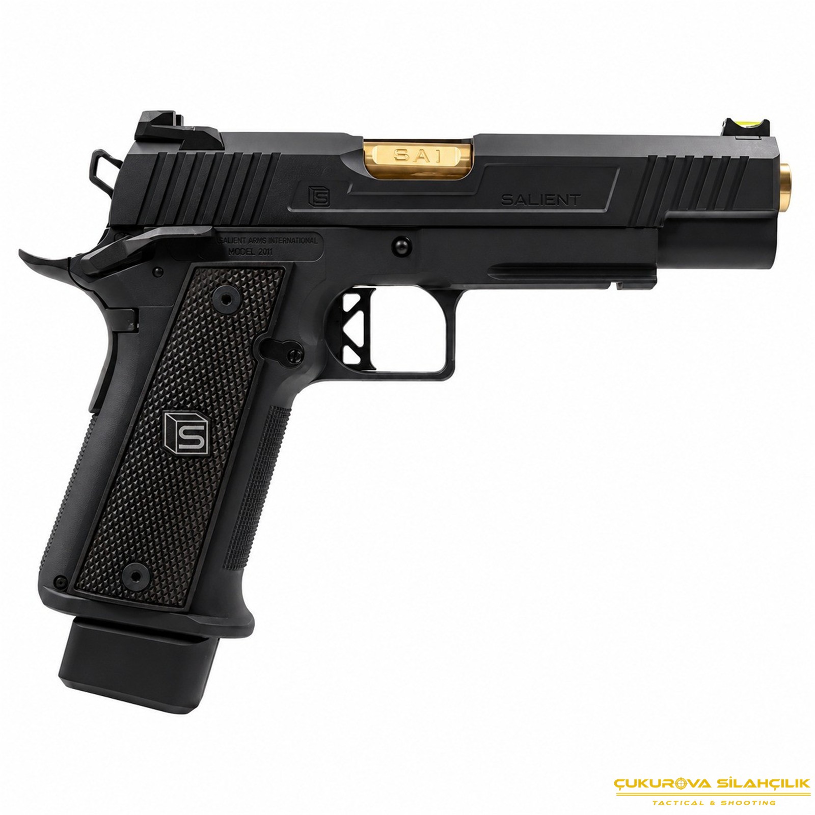EMG Salient Arms SAI 2011 DS 5.1 GBB Siyah Airsoft Tabanca