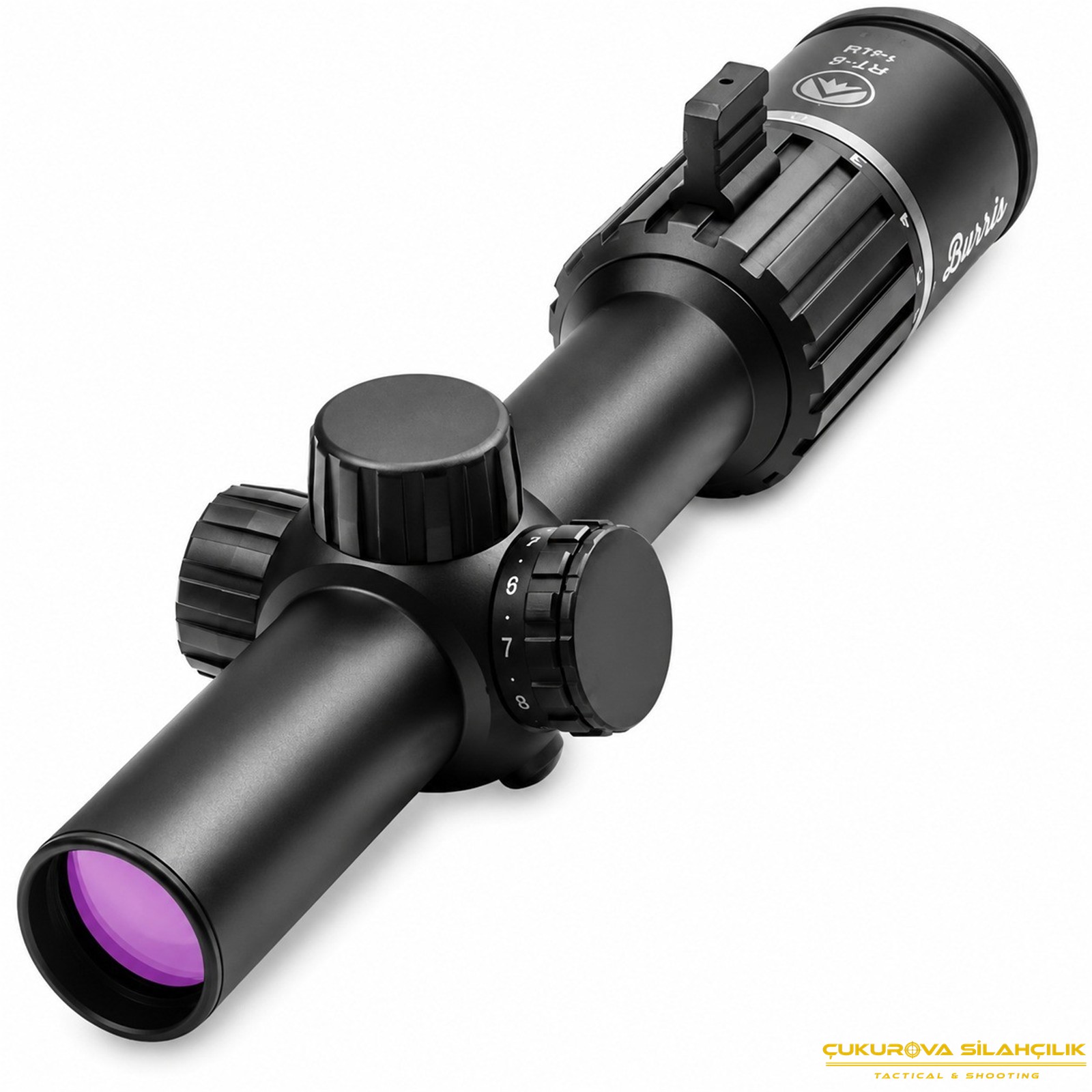 Burris RT6 1 - 6 x 24 Mm. Ball AR 6x Illum Matte Red Dot