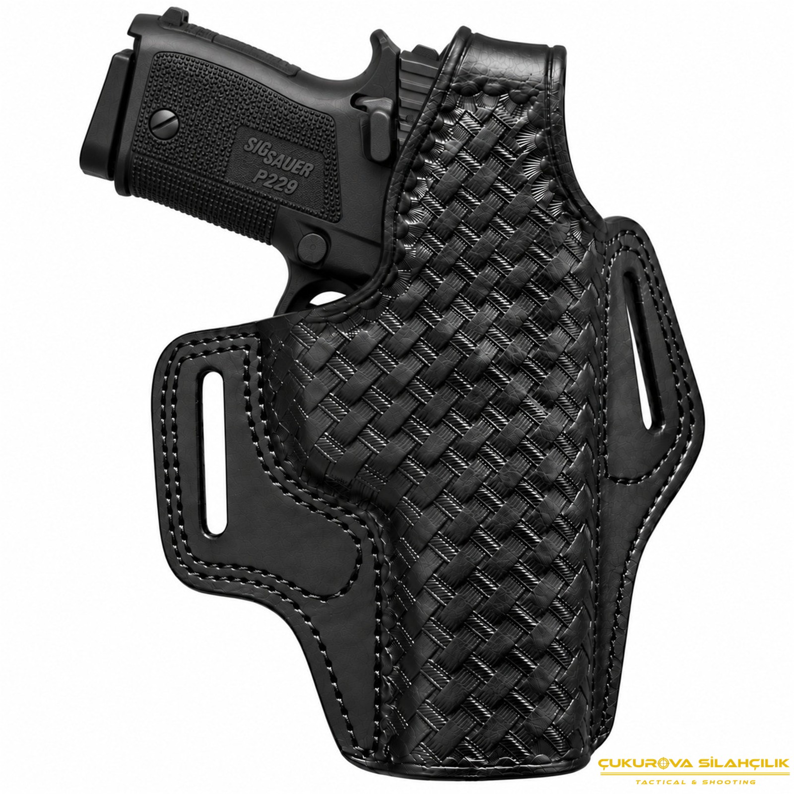 CS Desenli Kelebek Sig Sauer P229 Tabanca Kılıfı Siyah