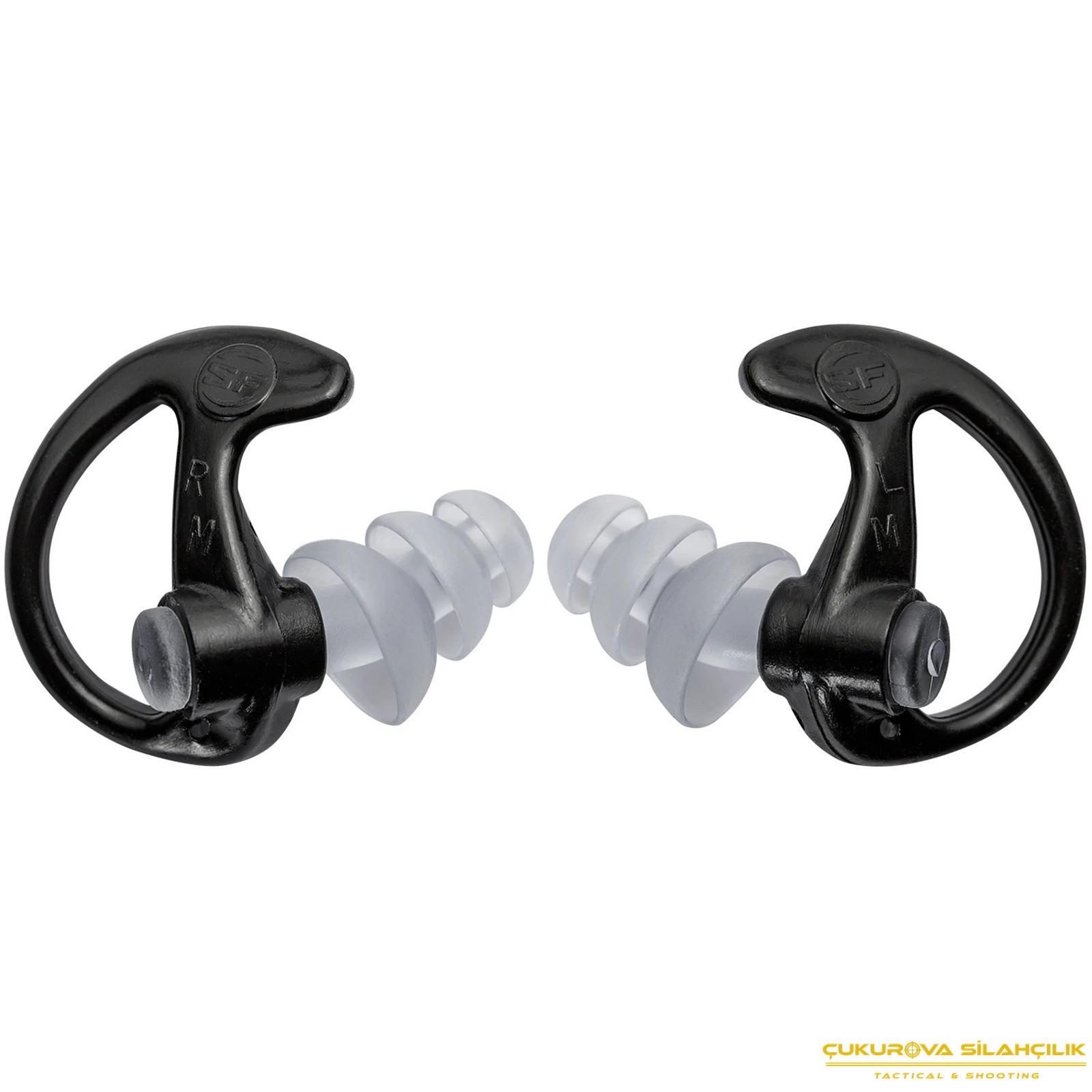 SureFire EP5 Sonic Defenders Max Full-Block Flanged Earplugs Black