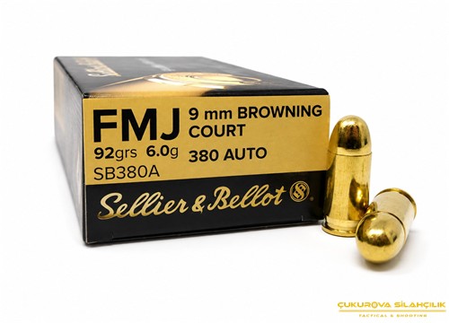 Sellier & Bellot 380 Auto 9 x 17 Mm Fmj. 92 Grn. 5208