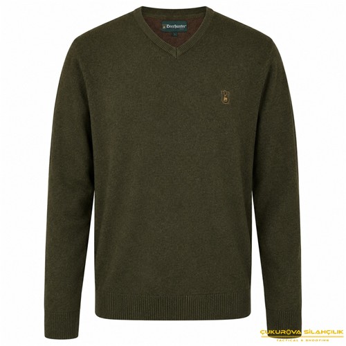 Deerhunter Harrington V Yaka Yeşil Kazak