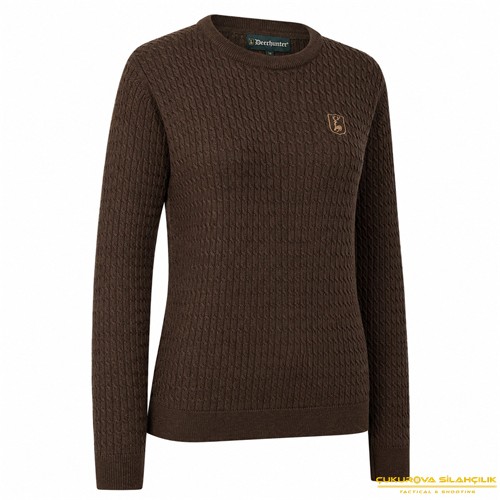 Deerhunter Lady Harrington Kahverengi Kadın Kazak