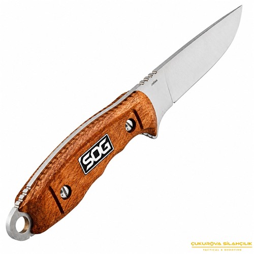 Sog HT022L Huntspoint Ahşap Saplı Avcı Bıçağı