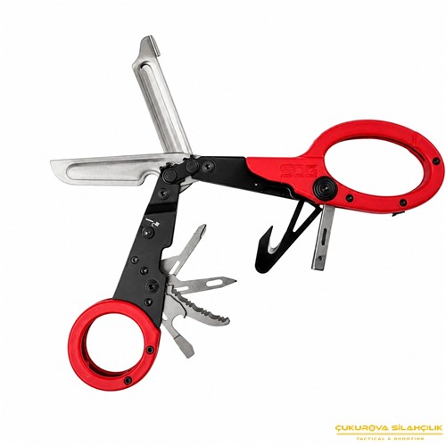 Sog Parashears Çok Amaçlı Kırmızı Makas