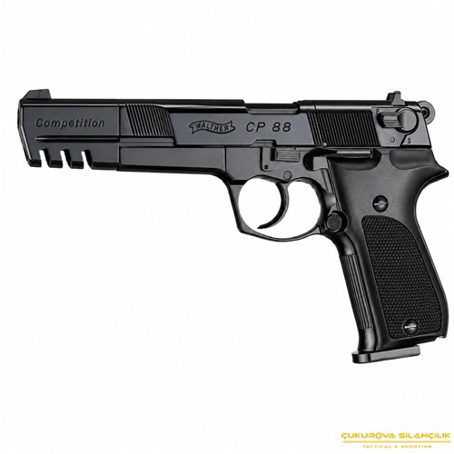 Umarex Walther CP88 Competition 4.5 Mm. Co2 Blowback Siyah Havalı Tabanca