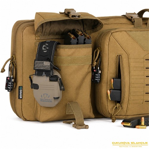 Savior Urban Warfare Çift Kapasiteli Tüfek Çantası 51" Toprak