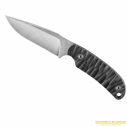 TB Outdoor Commandeur Oyuklu G10 Saplı Bıçak Siyah