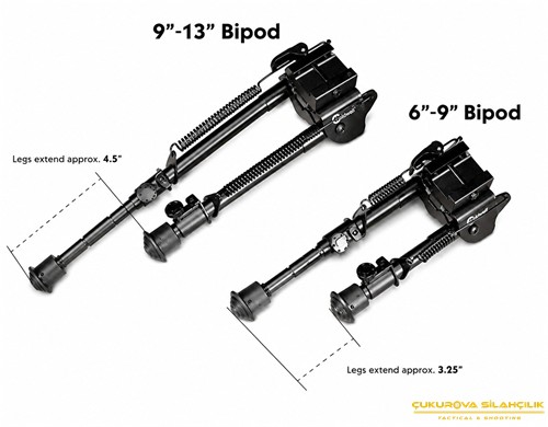 Caldwell XLA 6'' - 9'' Bipod Çatal Ayak