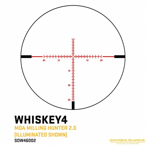 Sig Sauer WHISKEY4 6 - 24 x 50 Mm. Tüfek Dürbünü