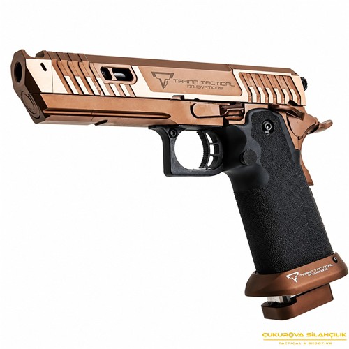 EMG Taran Tactical Innovations Lisanslı Sand Viper 2011 Hi-Capa John Wick 4 GBB Airsoft Tabanca