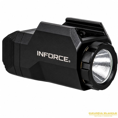 Inforce Taktik Wild-1 Pistol 500 Lümen Tabanca Feneri Siyah