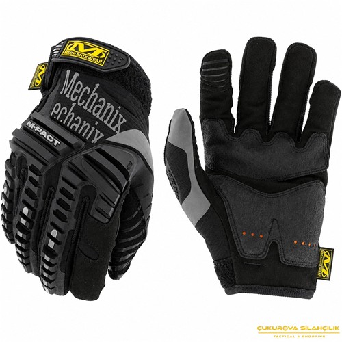 Mechanix Wear Mpt-58 011 M-Pact Gloves Korumalı Eldiven Siyah - Gri