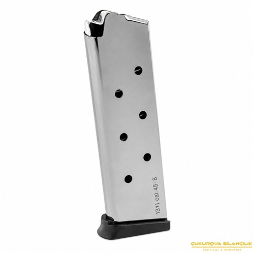 Sabatti Colt 1911 45 Cal. Krom Tabanca Yedek Şarjörü