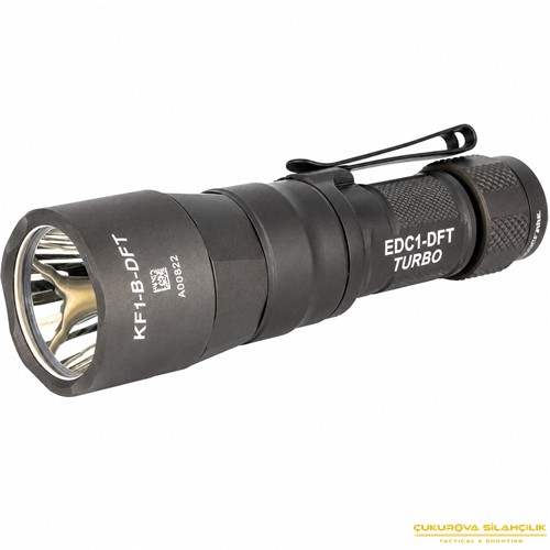 SureFire EDC1-DFT Turbo Turbo Series Everyday Carry Flashlight Gray