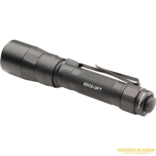 SureFire EDC2-DFT Turbo Turbo Series Everyday Carry Flashlight Black