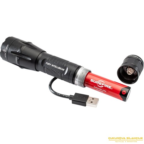 SureFire FURY IntelliBeam Dual Fuel Auto-Adjusting Dual Fuel LED Flashlight