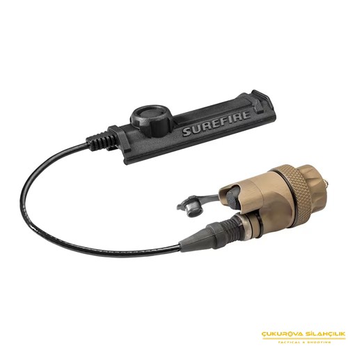 SureFire DSE-SR07 Scout Light Black Low-Current Dual-Switch/Tailcap Assembly w/SR07 Rail Tape Switch Tan