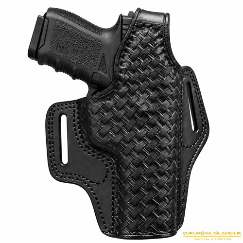 CS Desenli Kelebek Glock 19 Tabanca Kılıfı Siyah