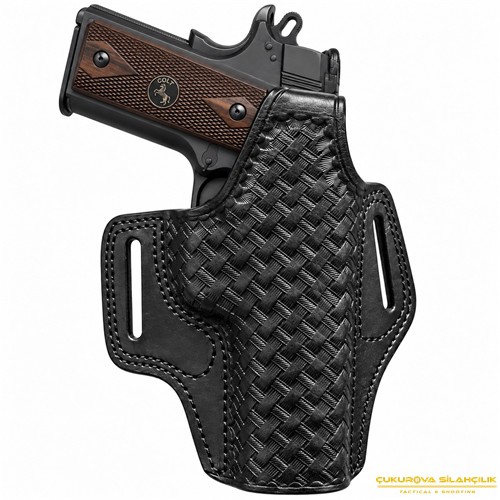 CS Desenli Kelebek Colt 1911 Tabanca Kılıfı Siyah