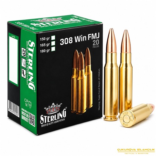 Sterling 308 Win. FMJ. 147 Grn. 1040