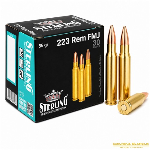 Sterling 223 Rem. FMJ. 55 Grn. 1041
